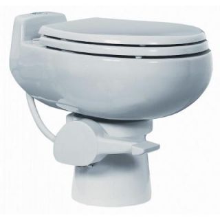 Sun Mar 510 Plus 1 piece Ultra Low Flush Round Toilet in White 510 PLUS, W