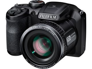 Refurbished: FUJIFILM FinePix S4500 Black 14 MP 30X Optical Zoom 24mm Wide Angle Digital Camera HDTV Output