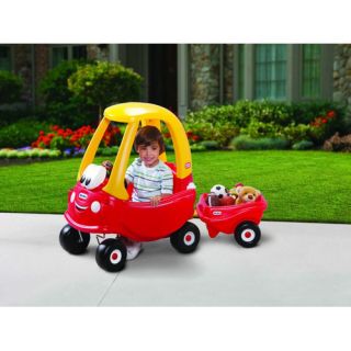 Little Tikes Cozy Coupe Push Car with Trailer