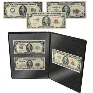 Strength in Numbers 3 100 Dollar US Currency Note Set