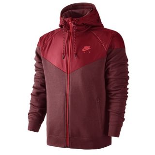 Nike Hybrid Fleece WR Jacket   Mens   Casual   Clothing   Team Red/Heather/University Red/Bright Crimson
