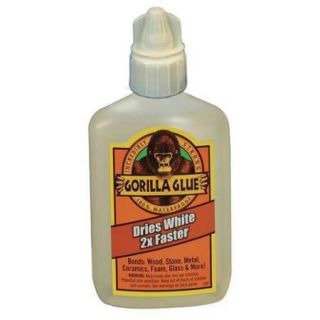 Gorilla Glue Size 2 oz. Dries White Glue, White, 5201208