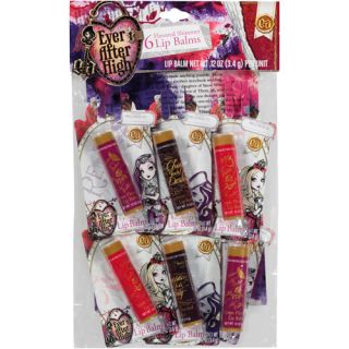 Ever After High Flavored Shimmer Lip Balms, 0.12 oz, 6 count