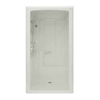 KOHLER White Acrylic One Piece Shower (Common: 38 in x 45 in; Actual: 84 in x 37.25 in x 45 in)