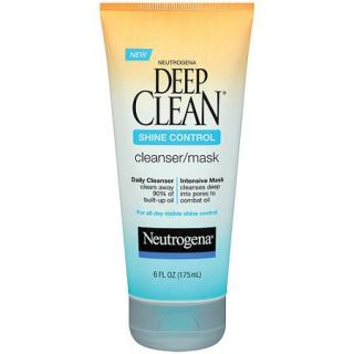 Neutrogena Deep Clean Shine Control Cleanser/Mask, 6 oz