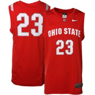 Nike Ohio State Buckeyes #23 Elite Replica Basketball Jersey Scarlet