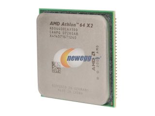 Refurbished: AMD Athlon 64 X2 4400+ Brisbane Dual Core 2.3 GHz Socket AM2 ADO4400IAA5DD Processor