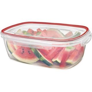 Rubbermaid Lock Its 2.5 Gallon Rectangle Canister with Lid