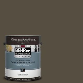 BEHR Premium Plus Ultra 1 gal. #S H 770 Bridgewood Satin Enamel Exterior Paint 985301