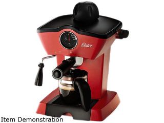 Oster BVSTEM4188 013 Steam Espresso Cappuccino Maker Red