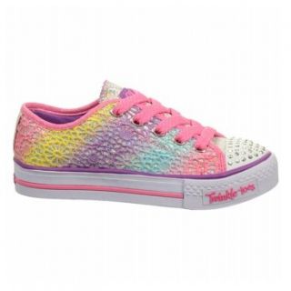 Skechers Kids' Twinkle Toes Glitter Dayz Sneaker Pre/Grade School  Girls'   Hot Pink/Multi
