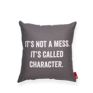 Expressive Its Not a Mess Throw Pillow by Posh365