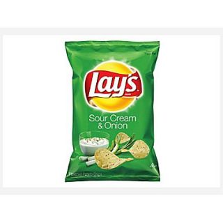 Lay s Sour Cream & Onion Potato Chips 1.5 Oz., 48/Pack