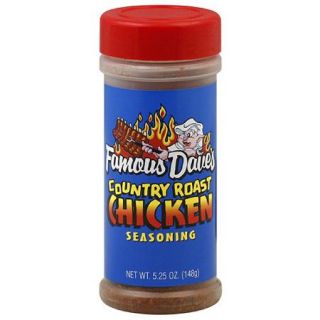 Famous Dave's Country Roast Chicken Seasoning, 5.25 oz, (Pack of 12)