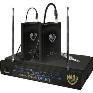 Nady Encore Duet Dual Wireless Lavalier ENCORE DUET LT/O/A1&D