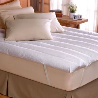 Minifeather Twin/ Full size Featherbed with Secure Anchor Bands