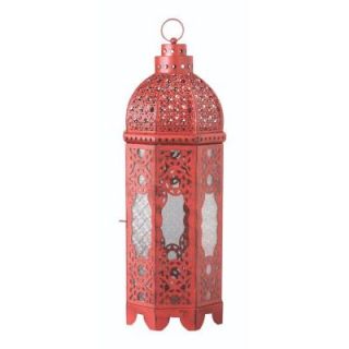 Home Decorators Collection Raja Large Patio Lantern in Red 1967820110