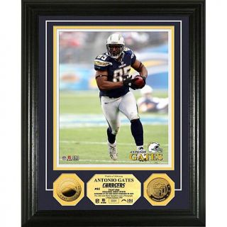 San Diego Chargers Antonio Gates 24K Gold Plated Coin Photo