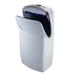 World Dryer Vmax 110   120 V High Speed Vertical Automatic Hand Dryer, White