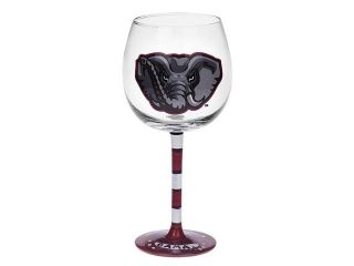 NCAA Alabama Crimson Tide Wine Glass, 12 oz