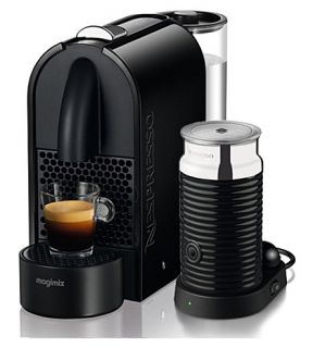 NESPRESSO   U Magimix Nespresso coffee machine + Aeroccino3 milk frother