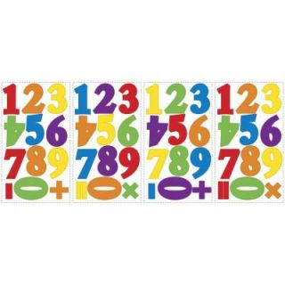 RoomMates 5 in. x 11.5 in. Numbers Primary Peel and Stick Wall Decal RMK1280SCS