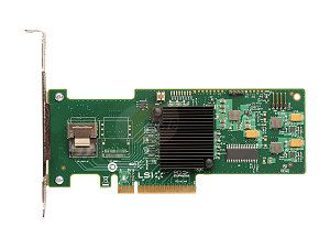 LSI MegaRAID Internal  Low Power SATA/SAS 9240 4i 6Gb/s PCI Express 2.0 RAID Controller Card, Single  Avago Technologies