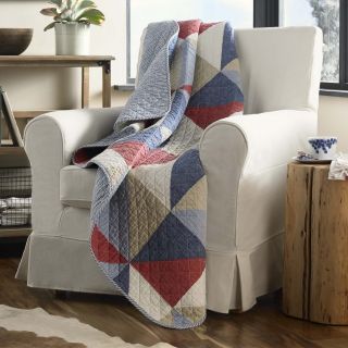 Eddie Bauer Reversible Cotton Quilted Throw   Shopping