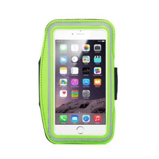 GEARONIC Premium Running Jogging Sports Workout Gym Armband Sportband Pouch Case Cover Holder for iPhone 6 Plus 5.5"   Green