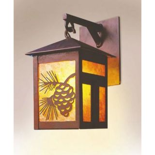 Mission Small Hanging 1 Light Wall Sconce by Steel Partners