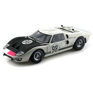 1:18 Scale Shelby Collectibles Diecast Vehicle   1966 Ford GT  40 MK 2 White / black #98    OK Toys