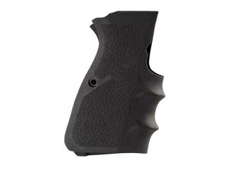 Hogue 9000 Grip Rubber Black Browning Hi Power Pistol With Finger Grooves