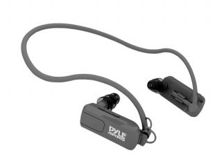 SOUND AROUND PYLE INDUSTRIES PSWP4BK Waterproof Neckband MP3 Player and Headphones   Black