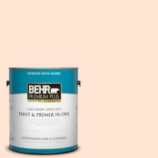 BEHR Premium Plus 1 gal. #P210 1 Sour Candy Satin Enamel Interior Paint 705001