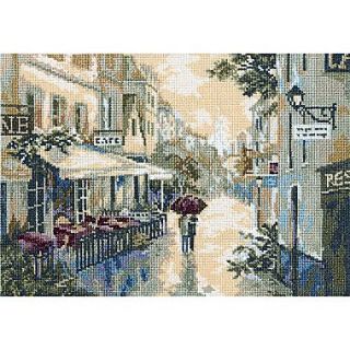 RTO M429 Gray 10.25 x 7.12 After The Rain Counted Cross Stitch Kit