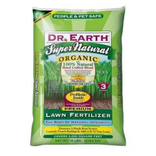 DR. EARTH 18 lb. 2000 sq. ft. Super Natural Lawn Fertilizer 715