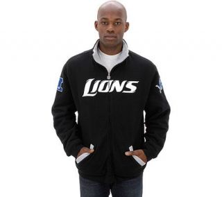 NFL Detroit Lions Full Zip Sherpa Lined Jacket —