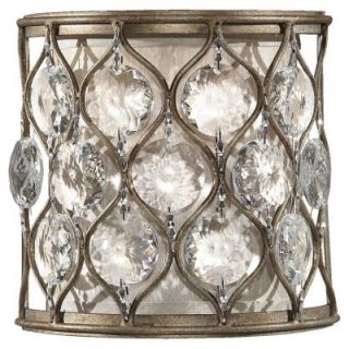 Feiss Lucia Burnished Silver Wall Sconce WB1497BUS