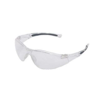 Sperian A800 Series Wrap Around Safety Glasses with Clear Tint Fog Ban Anti Fog Lens and Clear Frame A805