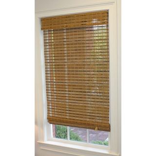 Style Selections Pecan Light Filtering Bamboo Natural Roman Shade (Common 71 in; Actual: 70.5 in x 64 in)
