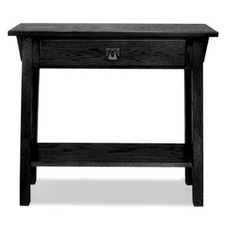 Leick Furniture Mission Console Table in Slate Black Finish   9057 SL