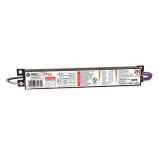 GE 120 to 277 Volt Electronic Ballast for 4 ft. 2 Lamp T12 Fixture GE240RSMVN DIYB