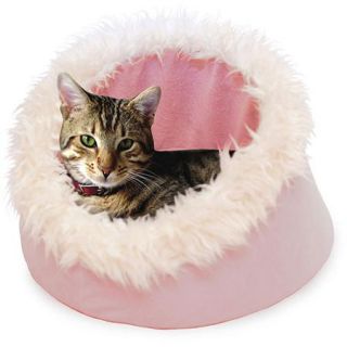 PETMAKER Feline Cat Comfort Cavern Pet Bed