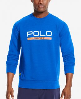 Polo Sport Mens Fleece Crew Neck Sweatshirt   Hoodies & Sweatshirts