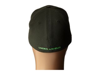 Under Armour UA Blitzing II Stretch Fit Cap Combat Green/Black/Laser Green