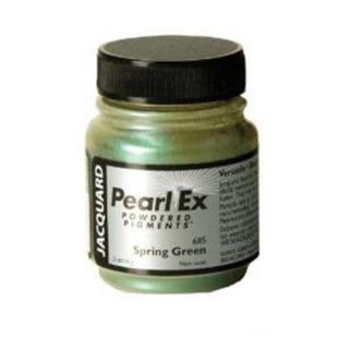 Jacquard Pearl Ex Color #685 SPRING GREEN Powdered Pigment Raku Pottery .5 oz
