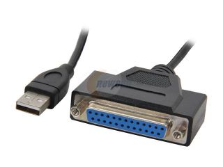 Open Box: CABLES UNLIMITED Model USB 1475 06 USB to Parallel DB25 Female Printer Cable