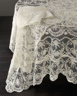 VP DESIGNS LTD Chantilly Lace Tablecloth, Runner, Placemat, & Napkin