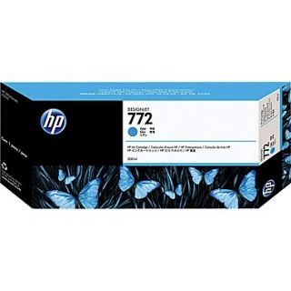 HP 772 Cyan Ink Cartridge (CN636A), Extra High Yield