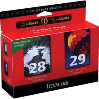 Lexmark 18C1590 #28 & #29 Black and Color Ink 18C1590